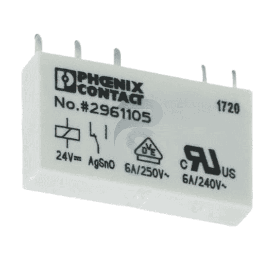 Phoenix Contact 2961105, REL-MR-24DC/21 24V DC 1 SPDT Single Miniature Relay